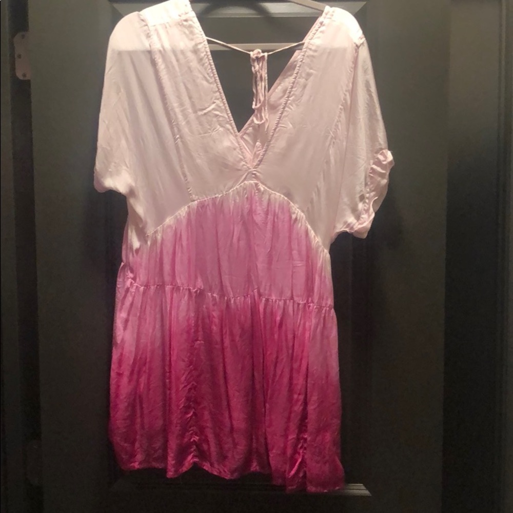 Free people pink ombré dress